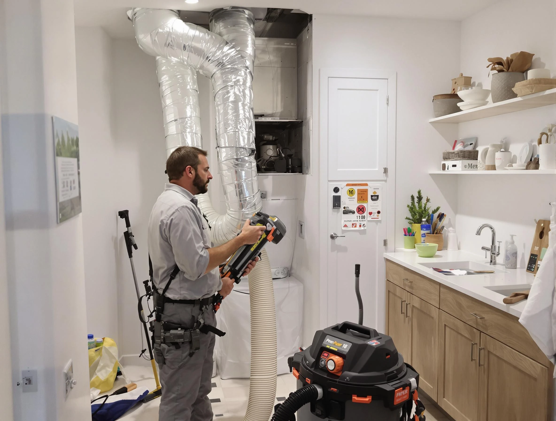 Clogged Dryer Vent Cleaning in Brighton