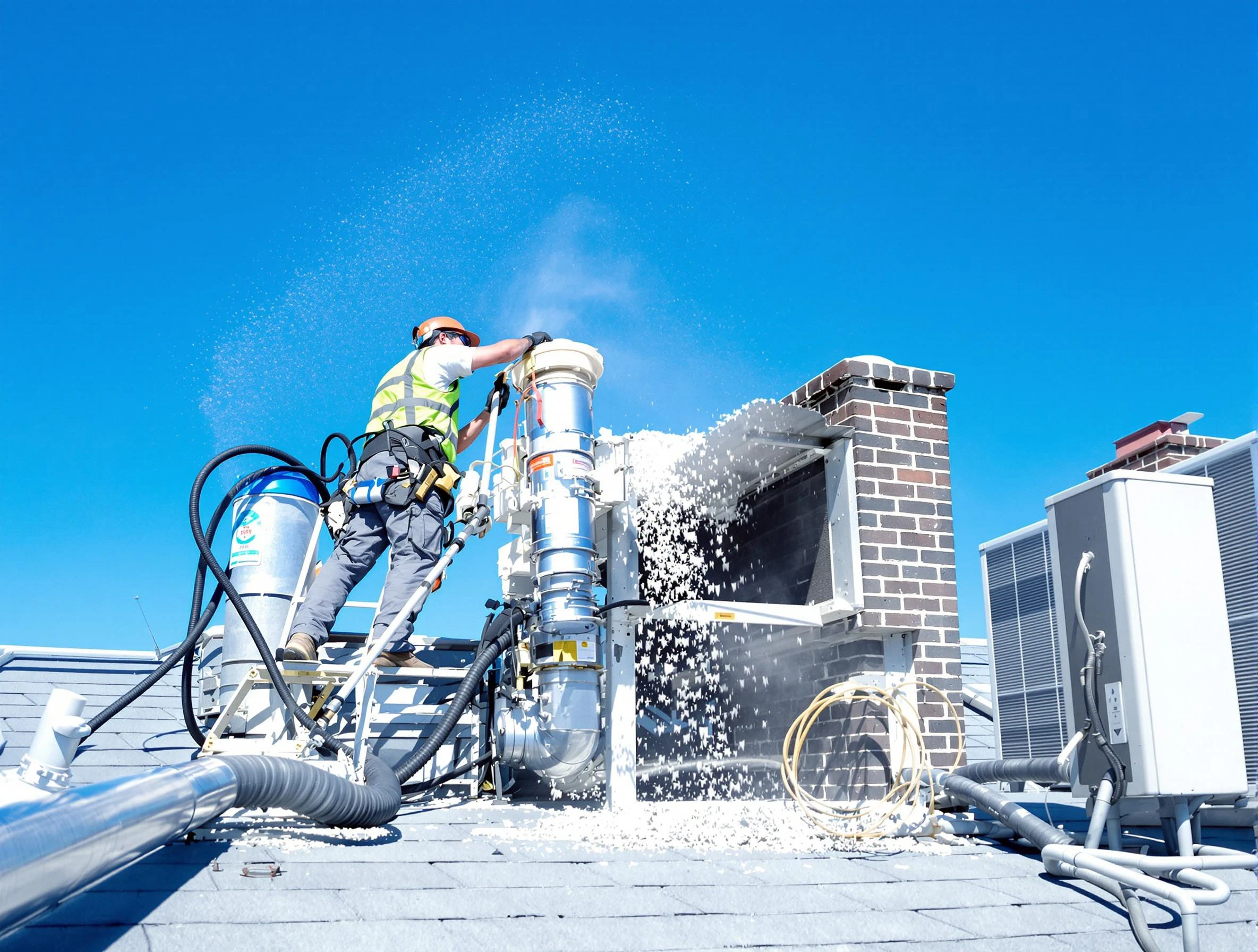 Expert roof dryer vent cleaning by Brighton Dryer Vent Cleaning in Brighton